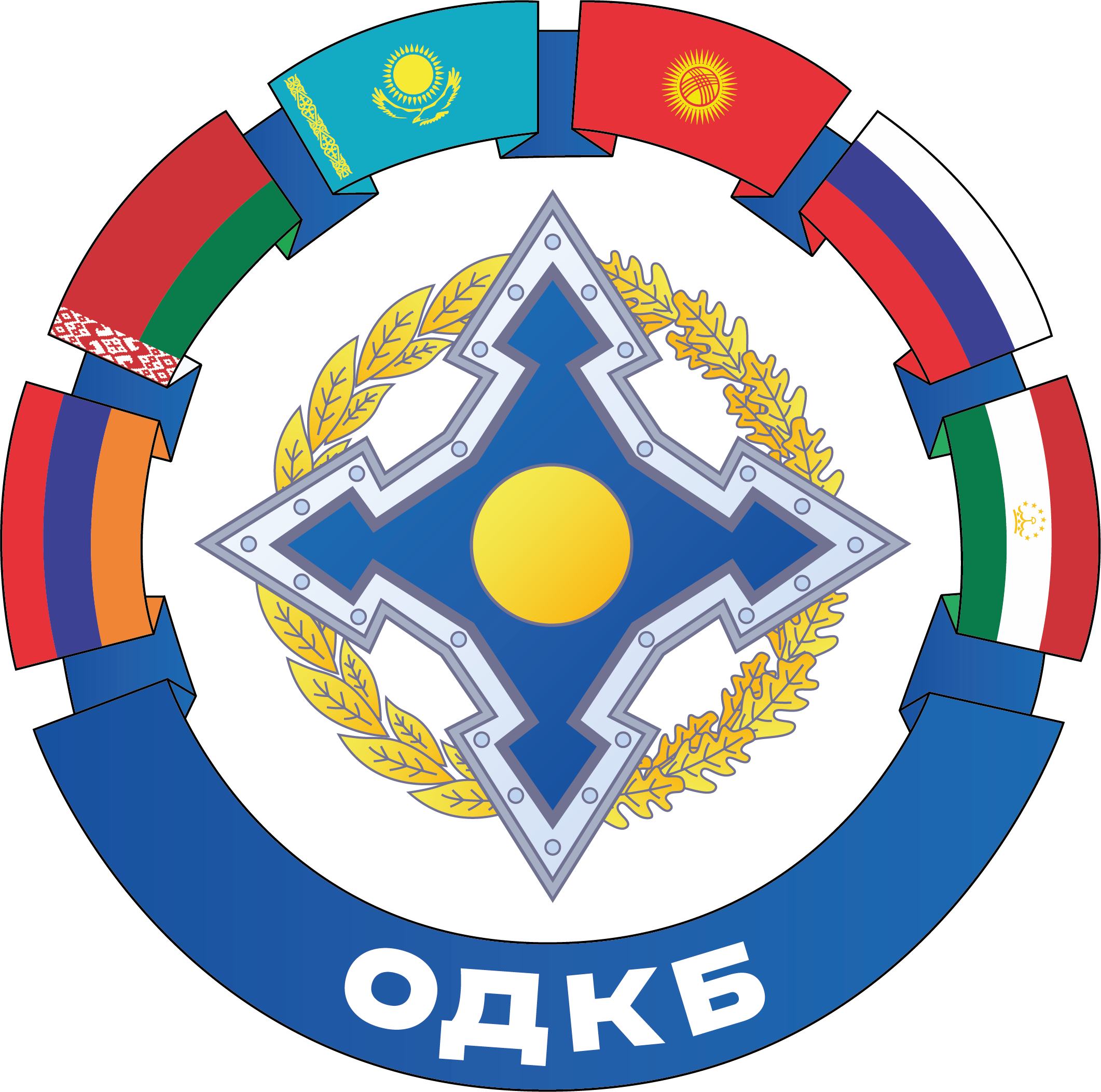 Флаги стран ОДКБ
